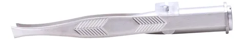 2 Pinzas De Acero Inoxidable Para Pestañas Y Cejas Con Luz L