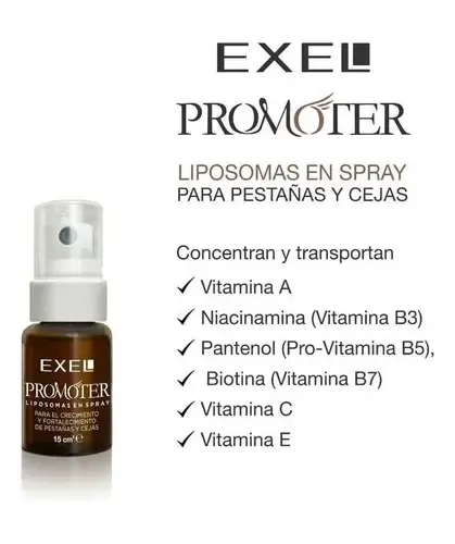 Exel Promoter Spray + Laca Fortificador Cejas Y Pestañas