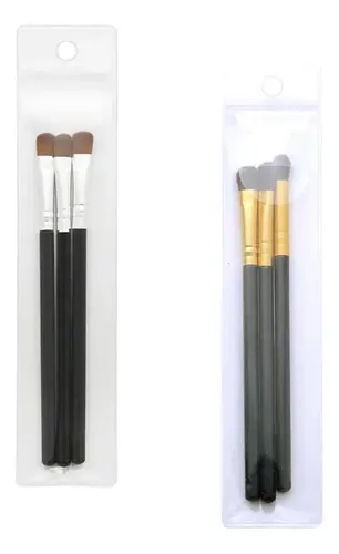 3pcs Pinceles De Maquillaje Profesion Brochas For De Dorado