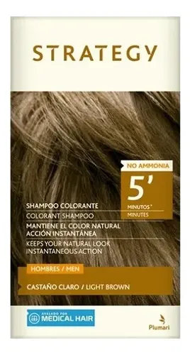 Strategy Shampoo Color Castaño Claro Efecto Inmediato