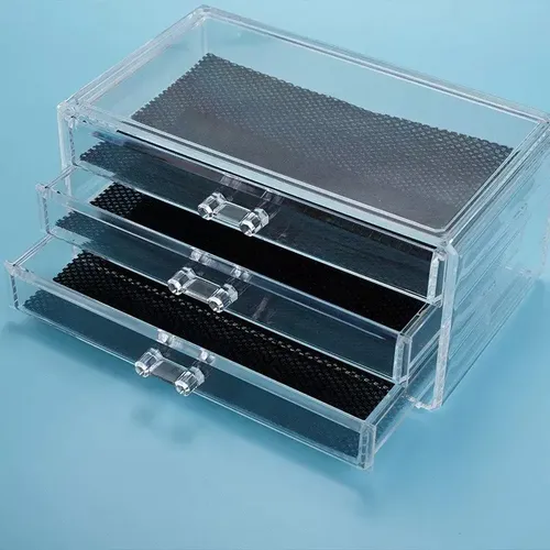 Organizador Maquillaje Acrilico Cajón Caja Porta Cosméticos