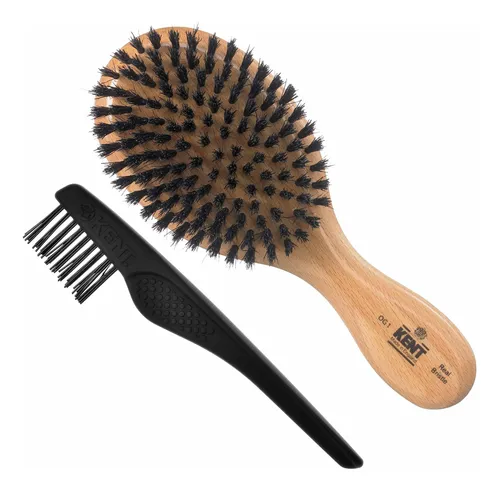 Cepillo Para Cabello Y Barba Kent Og1 De Cerdas De Jabalí