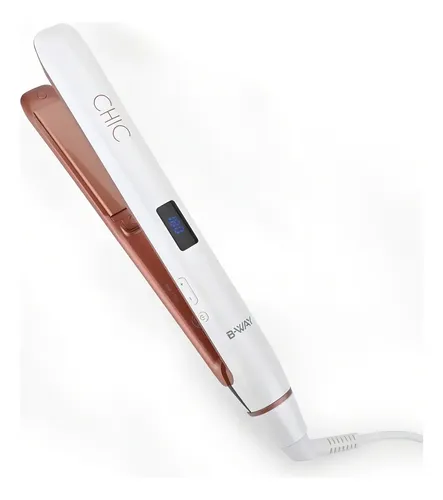Planchita Pelo B-Way Chic Ceramic Digital Blanco 100-230°C