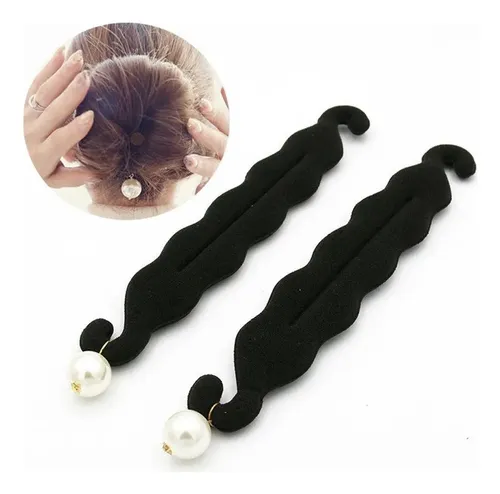 2 Piezas Herramientas De Estilo De Cabello Wendy Mall Negro