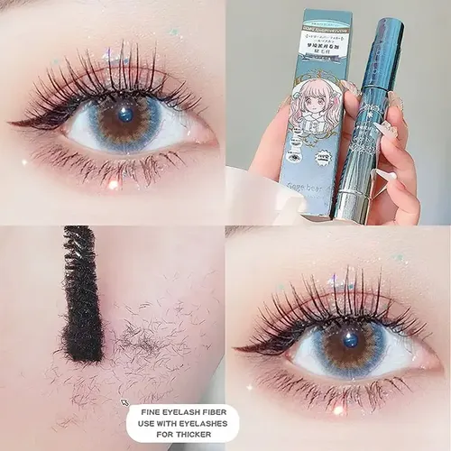 Mascara De Pestañas Fibras Alargadoras Animé – By Gege Bear Color Negro