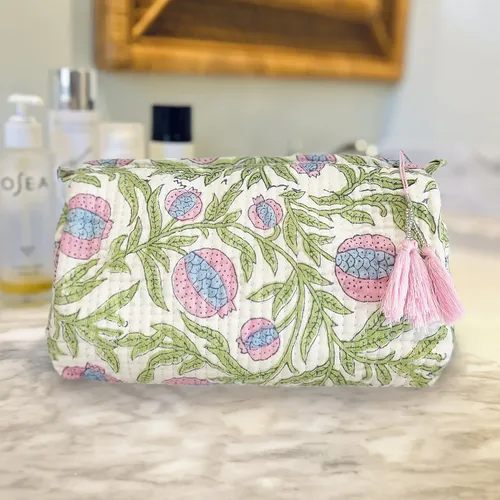 Neceser Y Estuche De Maquillaje Palmetto Home Block Print Ro