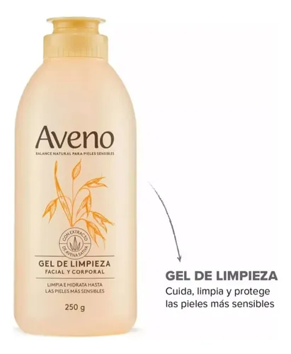 Aveno Gel De Limpieza Facial Y Corporal Aveno X 250 Grs.