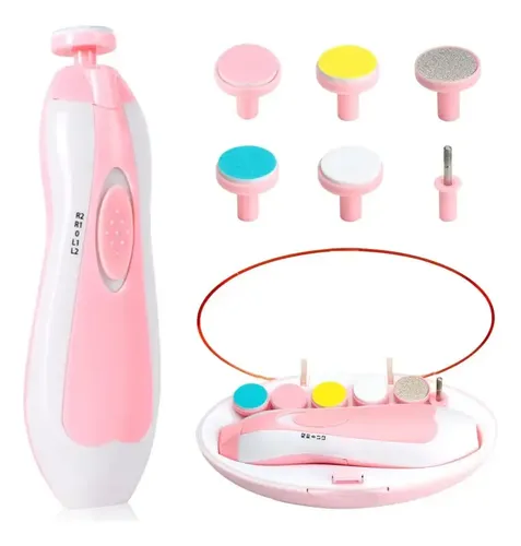Lima de Uñas Eléctrica Inalámbrica Showel B40 Para Bebés y Adultos 6000 RPM