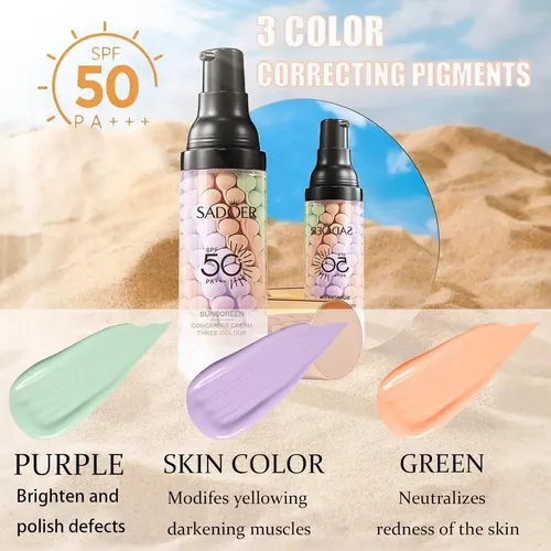 /prebase 3 En 1 Para El Rostro Antes Del Maquillaje, Crema./