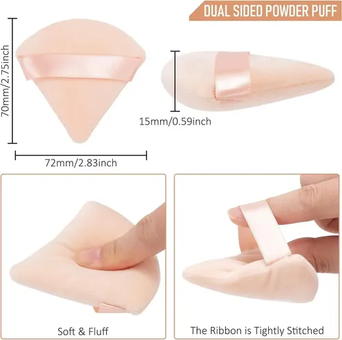 Yu. 30 Bocanadas De Esponja De Maquillaje Triangular En