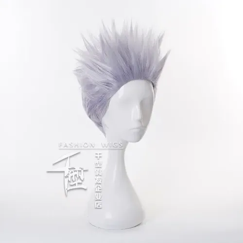 Jujutsu Kaisen Gojo Satoru Cosplay Peluca Corto Pelo 30cm T