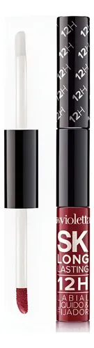 Labial Líquido Violetta Silk Kiss Mate Color Elegancia Irresistible