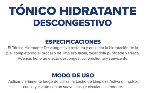 Tónico Dermaglos Hidratante Descongestivo X200 Ml