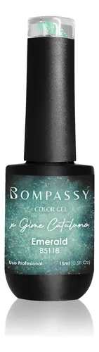 Esmalte Semi Bompassy 15ml Crystal Cat Eye X Gime Catalano Color Emerald