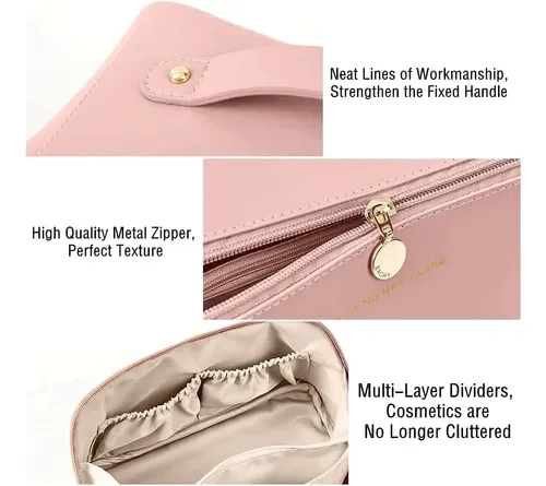 Organizador De Maquillaje De Viaje Para Mujer Neceser Bloger
