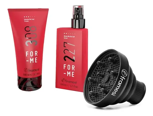 Kit Framesi For Me Oh So Curly Rulos 308 + 227 + Difusor