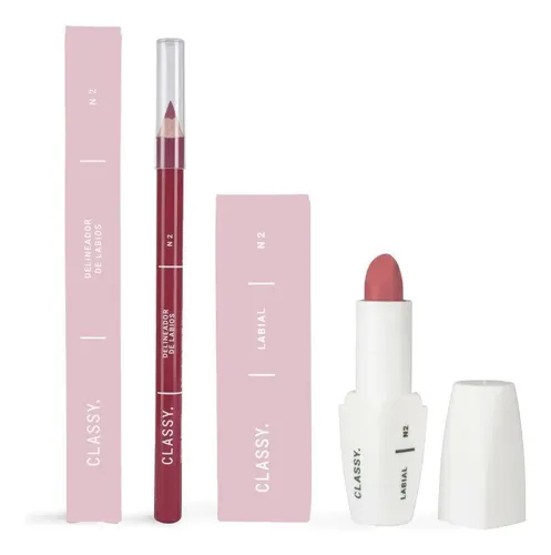 Kit Labios Rosado Nude Classy