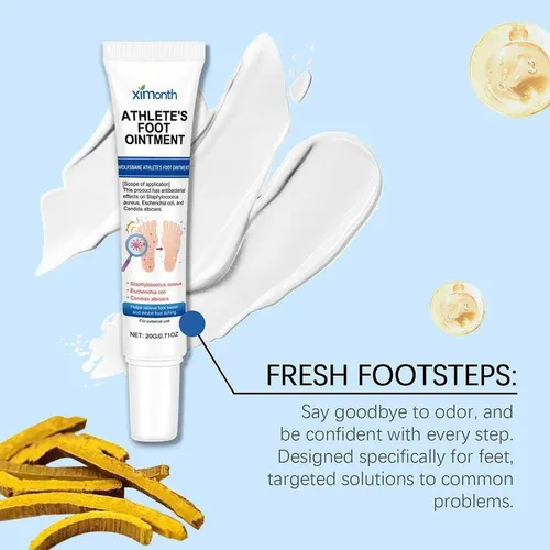 Ungüento Para Pies De Atleta Wolfsbane, Crema Curativa Contr