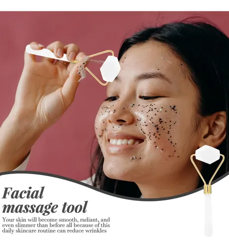 Zxd Rodillo Terapéutico Facial Masajeador Y Gua Sha