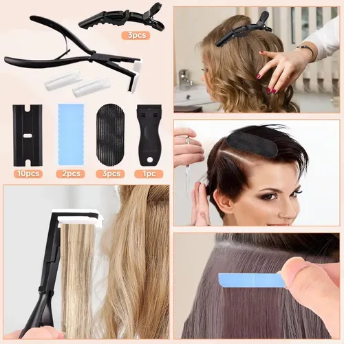 Kit Completo De Herramientas Para Extensiones De Cabello Riv