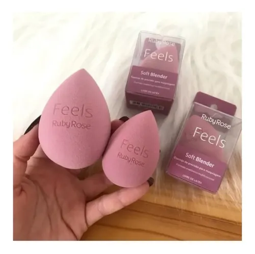 Esponja De Maquillaje Feels Blender Ruby Rose Rekabeautyshop