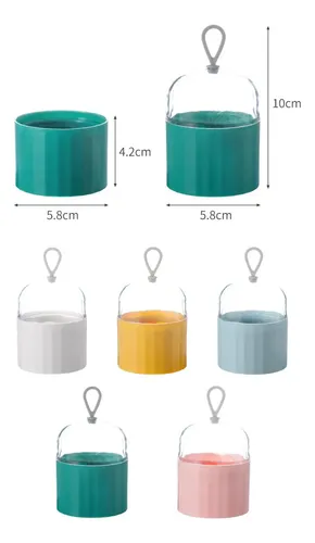 Soporte Portátil Para Esponja De Maquillaje, Caja De Blanco