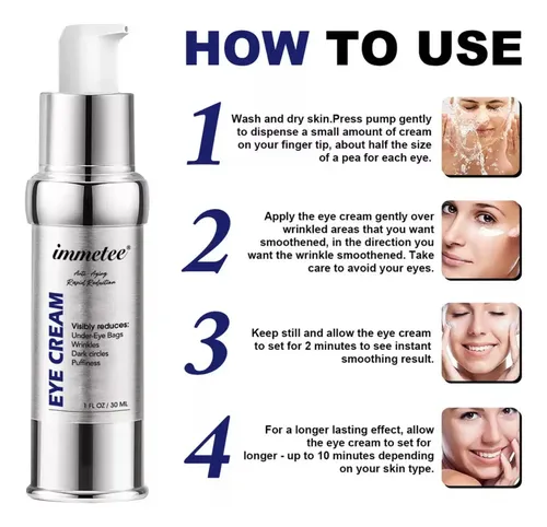 2 Unidades De Crema For Ojos Dos Minutos For Quitar Bolsas