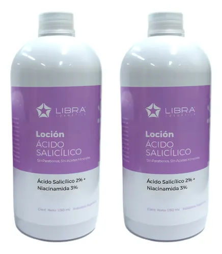 Loción Ac Salicílico 2% Niacinamida 3% X 250ml Libra X2 Loc