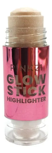 Caja X 24 Iluminador Highlighter Glow Stick Pink 21 En Barra