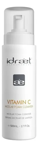 Vitamin C Micelar Foam Cleanser Espuma Limpieza Idraet 500ml