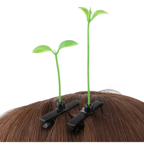 100 Piezas Broches Cabello Planta Para Cabello De Niños