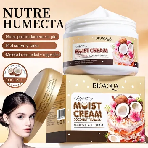 Crema Facial Nutriente Coconut Tiramisú 100g Bioaqua
