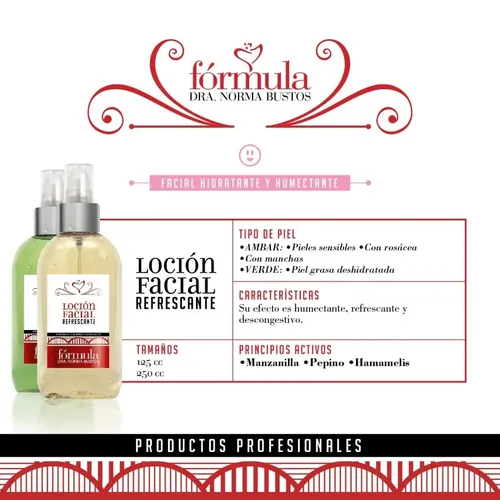 Locion Facial Refrescante Norma Bustos 250ml