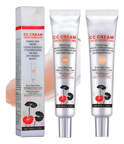 /* 2crema Cc Que Cambia De Color Coreana,2 En 1 Para El