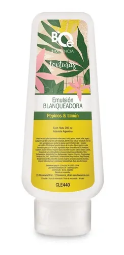 Emulsión Blanqueadora Pepino Limón Elimina Manchas Rostro