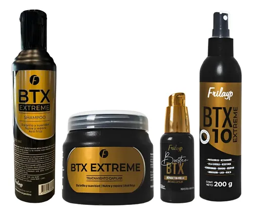 Combo Frilayp Btx Extreme Shampoo Mascara Serum Tratamiento