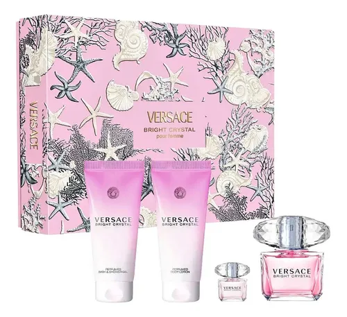 Versace Bright Crystal Set 4 Piezas Dama