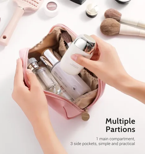 Bolsa De Maquillaje De Viaje Aveniee Toiletry De Piel Vegana