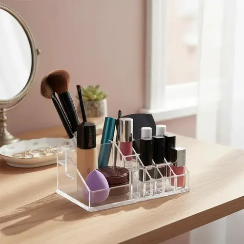 Organizador Maquillaje Make Up Acrilico Superior Reina Casa