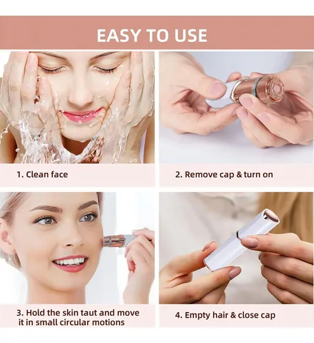 Removedor De Vello Facial Eléctrico 7d24hcare Tmq2