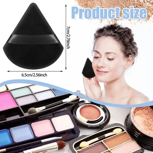 Set De 12 Esponjas De Polvo Triangulares Para Polvo Facial