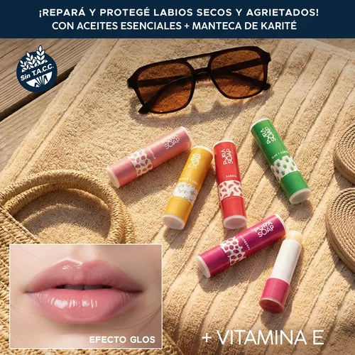 Bálsamo Labial Hidratante Pura Soap Aloe Vera