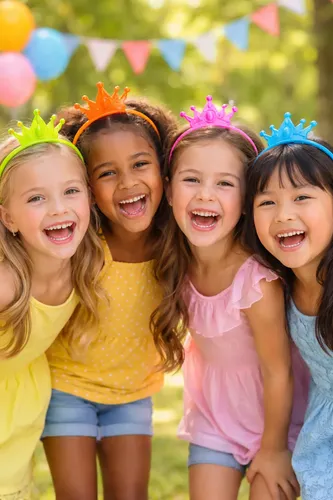 Vincha Corona Infantil Nenas Accesorios De Pelo Pack X 12