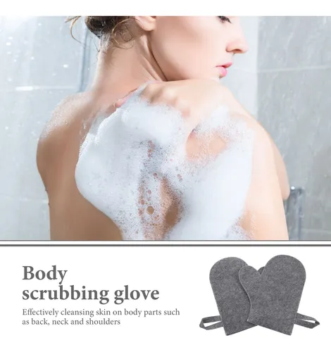 Guantes Exfoliantes Corporales, 2 Unidades, Guantes Para Spa