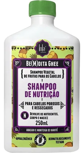 Shampoo Nutricion Bemdita Ghee Cabello Poroso Lola Cosmetics