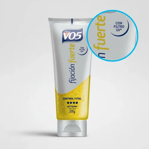 Gel Fijador- Control Total- Vo5-fijacion Fuerte X 200 Gr