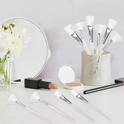 Yj Brochas Para Máscara Facial Con Abanico Suave, 20