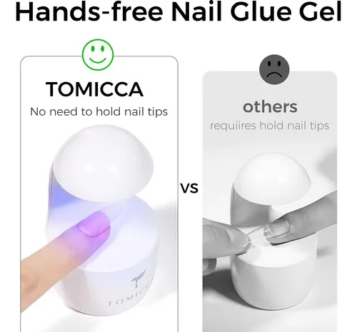 Pega Gel Uv 30 G Tomicca Para Uñas Postizas