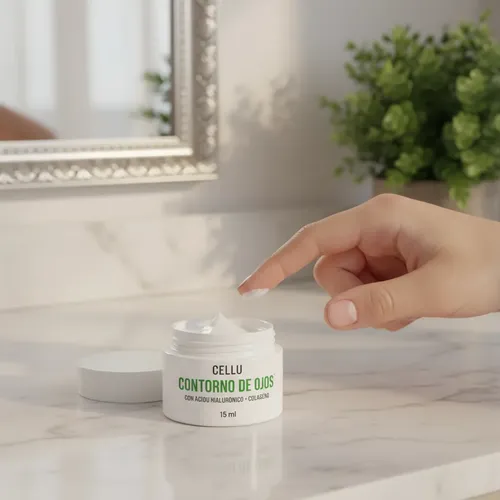 Contorno De Ojos Ácido Hialurónico Anti Ojeras Bolsas Arruga