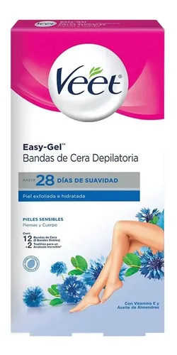Veet Bandas Depilatorias Corporales Piel Sensible Fciafabris